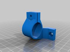 Bike Flashlight Clamp 3D Printer Model