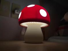 Mushroom Lamp 3D Printer Model