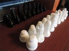 Lord Of The Rings Chess Set (Solid Pieces) 3D Printer Model