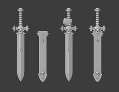 Indomitus Power Sword 3D Printer Model