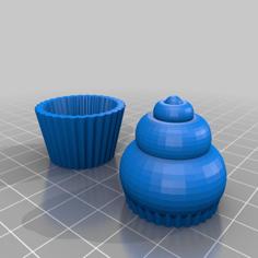 Cupcake Jewellery Box 3D Printer Model