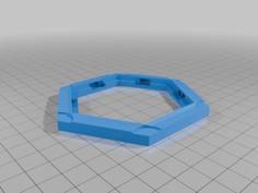 Catan-style Magnetic Bases With Over-insertion Stop 3D Printer Model