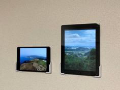 Universal Tablet Wall Mount With Stapler 3D Printer Model