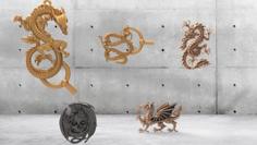 Dragons For CNC Pack 3D Printer Model