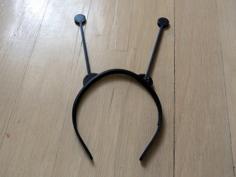 Bug Antenna Headband, Customizable 3D Printer Model