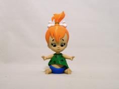 Pebbles Flintstone 3D Printer Model