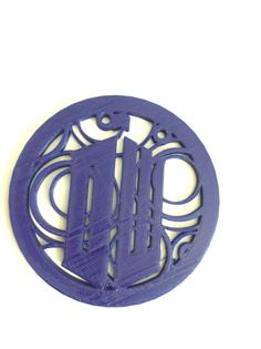 Doctor Who Coaster 3D Printer Model