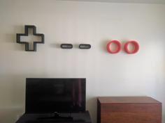 NES Controller Shelf 3D Printer Model