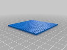 Parametric Rectangular Drain Screen 3D Printer Model