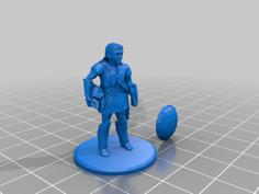 1/56th Scale (28mm) Carl Tabot Sci/Fi Mini 3D Printer Model