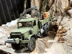 M35 With Hoist 1/35 Scale 3D Printer Model