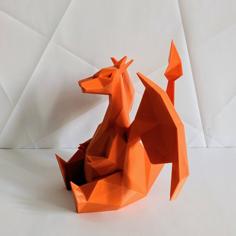 Charizard Low-Poly Pokemon 3D Printer Model