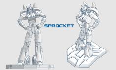 Transformer OC – Sprocket [Complete] 3D Printer Model