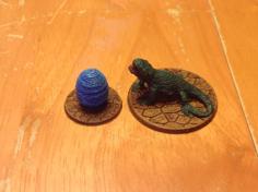 Hunting Lizard/Drake – Tabletop Mini – 40mm/25mm Base 3D Printer Model