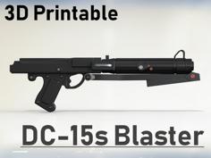 SW DC-15s Blaster (Old 3.0 Version) 3D Printer Model