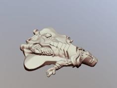 Knight Casualty (Heroic Scale) 3D Printer Model