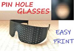 Pin Hole Glasses 3D Printer Model