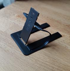 Credit Card Sized Phone Holder 3D Printer Model