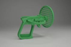 Fly Swatter Gun Card 3D Printer Model