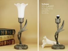 Art Nouveau Lily Lamp 2 3D Printer Model