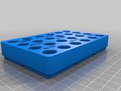 Gridfinity Magnusson Screwdriver Sockets Holder 3D Printer Model