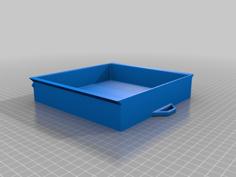 Under Desk Drawer, 7″x7″ 3D Printer Model