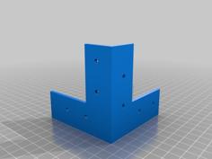 Various Brackets For Building A Wooden Box 3D Printer Model