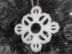 Snowflake Ornament 3D Printer Model