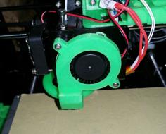 Radial Fan Cover 3D Printer Model