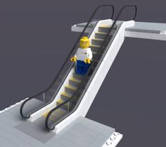 Lego Compatible Escalators 3D Printer Model