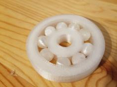 Customizable Ball Bearing 3D Printer Model