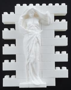 Montini Nature Unveiling Herself Before Science Wall Set (Lego Compatible) 3D Printer Model