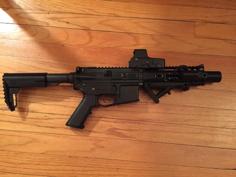 Airsoft M4 Stock 3D Printer Model