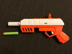 Foam Dart GUN (pullback Loading) 3D Printer Model