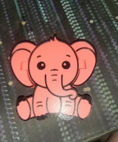 Baby Elephant 3D Printer Model