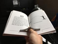 Ultralight One-Handed Book Reader 3D Printer Model