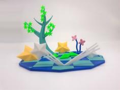 Mini Star Field 3D Printer Model