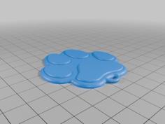 Dog Paw / Cat Paw Keychain 3D Printer Model