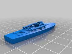 1/100 MAS_Boat (Italian WWII Torpedo Boat) 3D Printer Model