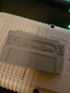 GameBoy Zero Dummy Cartridge 3D Printer Model