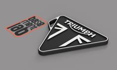 Triumph Motorcycles – Key Chain – Portachiavi – Porte Clès – 钥匙链 3D Printer Model