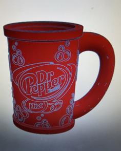 Diet Dr Pepper Can Holder 3D Printer Model