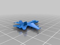 F-18 Super Hornet 3D Printer Model