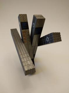 TARS From Interstellar (Pose-able) 3D Printer Model