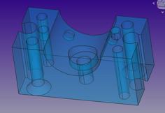 Mount Brace For Laser Pointers And Diodes For Fischertechnik 3D Printer Model