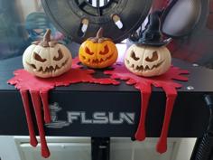 Halloween Pumpkin (Easy-To-Print Version) 3D Printer Model