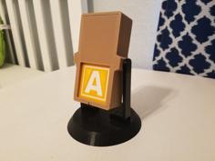 Perpetual Flip Alphabet 3D Printer Model