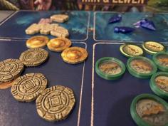 Lost Ruins Of Arnak Coins And Compasses 3D Printer Model