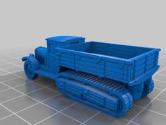 ZIS Half Track 3D Printer Model