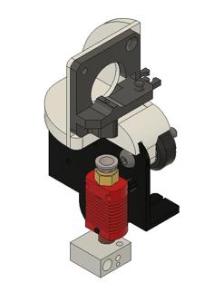 Direct Drive Extruder Mount For Ender 3, CR-10 3D Printer Model